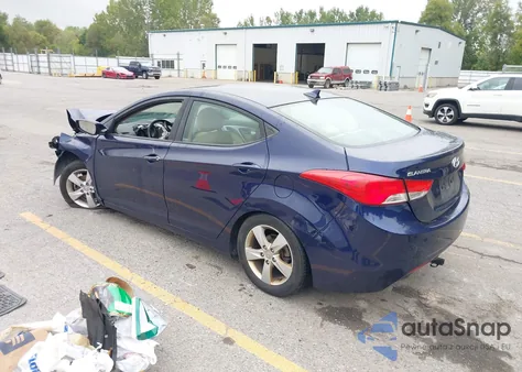 2013 Hyundai Elantra Gls из США, поврежденный, VIN 5NPDH4AE5DH185926